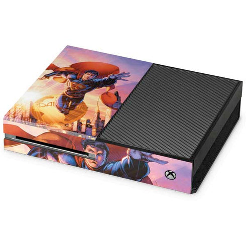 DC Comics Superman Unchained #1 75th Anniversary Cover Art by Jim Lee Xbox One Console Skin